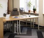 Ansicht eines Arbeitsplatzes in einem Büro