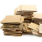 Big stack of papers, isolated on white