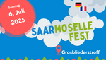 Projektaufruf Saar Moselle Werbeplakat für die Aktion Saar Moselle