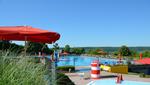 Freibad Kleinblittersdorf Blick Richtung Freibad