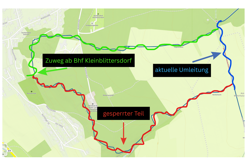 Zuweg_ab_Bhf_Kleinblittersdorf
